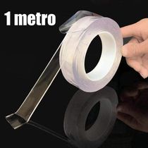 Fita Adesiva Dupla Face Nano Pu Gel 1 Metro Transparente Casa