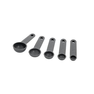 Conjunto De 5 Colheres Medidoras Cozinha Cinza Kitchenaid