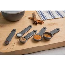 Conjunto De 5 Colheres Medidoras Cozinha Cinza Kitchenaid