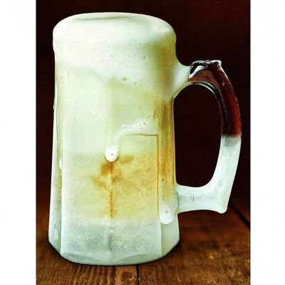 Kit 12 Caneca De Chopp Cerveja Vidro Temperado Zero Grau