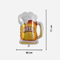 Balão Metalizado Caneca De Chopp - 27 Polegadas
