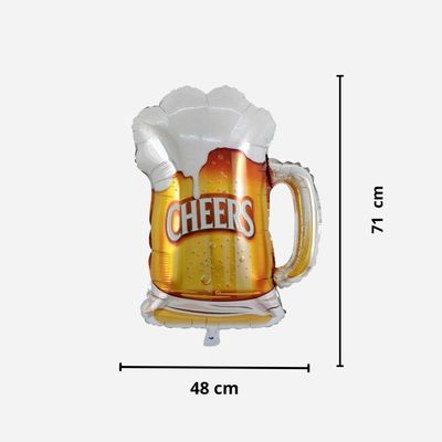 Balão Metalizado Caneca De Chopp - 27 Polegadas