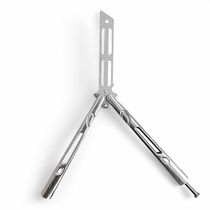 Canivete Butterfly Bsl-2 Sem Corte Inox Prateado Para Tricks