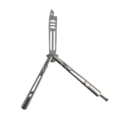 Canivete Shark Butterfly Bsl-1 Sem Lâmina Prateado Aço Inox