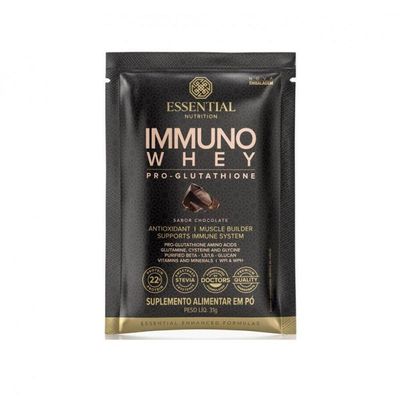 Immuno Whey Pro Glutathione Sachê 25g - Chocolate 31g.