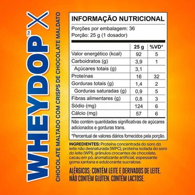 Wheydop-x 900g - Chocolate Maltado