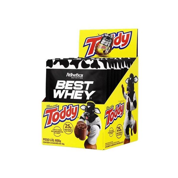 Best Whey Sachê (display Com 15 Sachês - 35g) - Sabor: Toddy (sachê 40g)