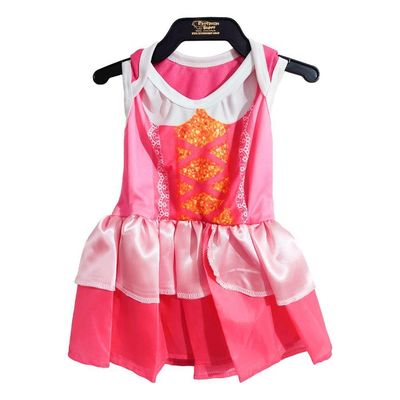 Fantasia Princesa Annye Baby Tamanho Gg Cor Rosa