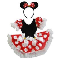 Fantasia Ratinha Infantil Com Tiara Tamanho G