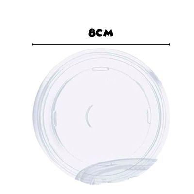 Tampa Para Copo De Isopor Transparente 180ml - 50 Unidades