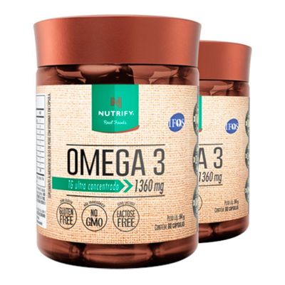 Kit 2 ômega 3 Tg Ultra Nutrify 60 Cápsulas