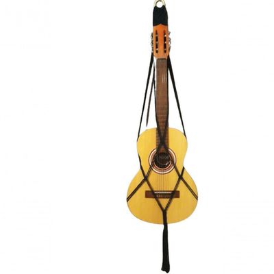 Suporte Violão Macramê Preto