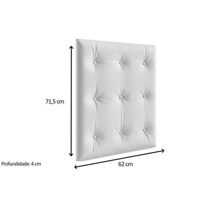 Multiuso de Quarto Bebê Kit Capitonê Corano p/ Berço Elô Courano Bege - Peroba