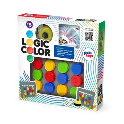 Jogo Pedagógico Logic Color Com Campainha