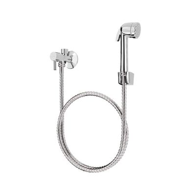 Kit Ducha Higiênica Registro Com Derivação Blukit 220929 - Cromado