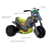 Moto Elétrica Bandeirante Xt3 6v Marchas Frente E Ré Velocidade 3,5 Km/h Grafite/amarelo