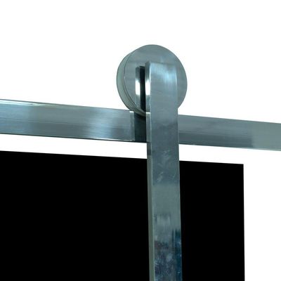 Porta Celeiro De Correr Laqueada Preta 210x80