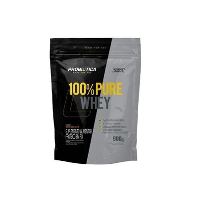 100% Pure Whey Refil 900g Sabor Chocolate
