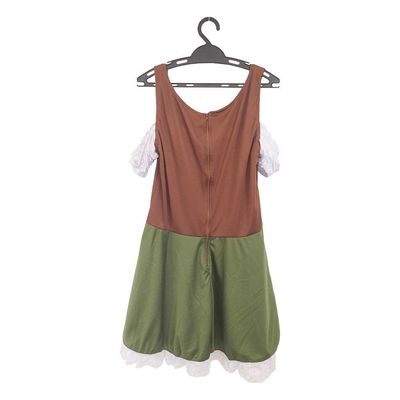 Fantasia Alemã Adulto Vestido Com Avental Tamanho M