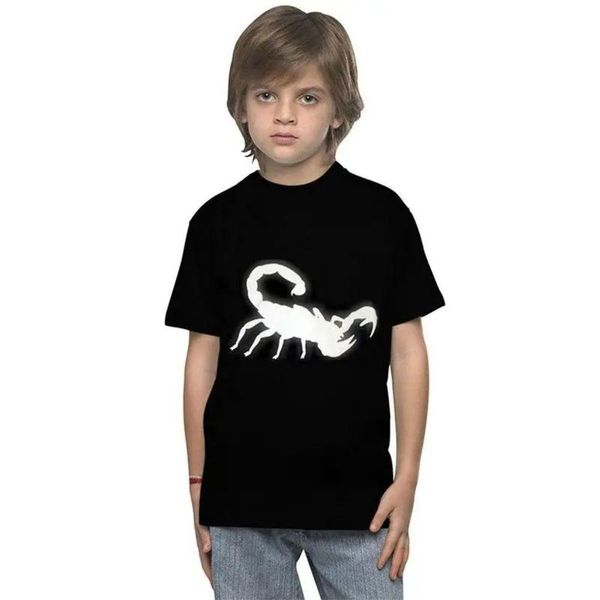 Camiseta Halloween Infantil Escorpião Tamanho P