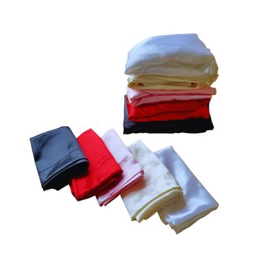 Jogo De Cama Cetim Solteiro 2 Peças Lençol Elástico + Fronha Antifrizz 2 Abas Vermelho