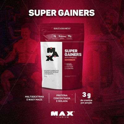Super Gainers 3kg Sabor Baunilha