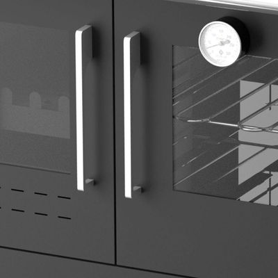 Fogão A Lenha Elegance Chefe Preto Chapa Ferro N°01 Dir