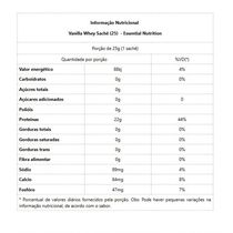 Vanilla Whey Sachê (25g) - Padrão: único