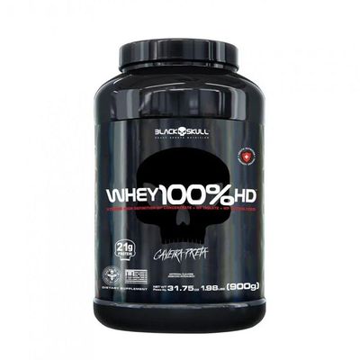 Whey 100% Hd Pote (900g) - Sabor: Baunilha