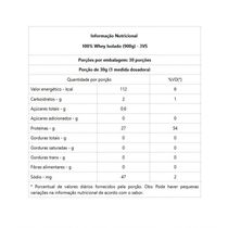 Whey Isolated (900g) - Sabor: Natural