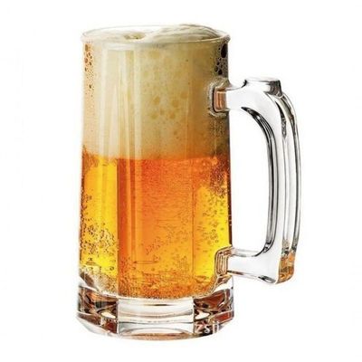 Kit 6 Caneca De Chopp Cerveja Vidro Temperado Zero Grau