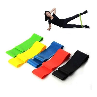 Kit 05 Faixas Elástica Ginástica Fitness Super Band