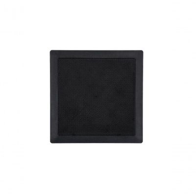 Arandela Fiamon Quadrada 6 Coaxial 50rms 8r Preta