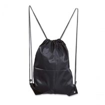 Mochila Saco Academia Esportiva Gym Bag Fitness Unissex Cordão Preto Tamanho Único Unissex