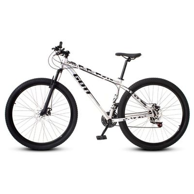 Bicicleta Aro 29 Alumínio Gott Mappa1 Freios A Disco Suspensão 21v Prata/preto