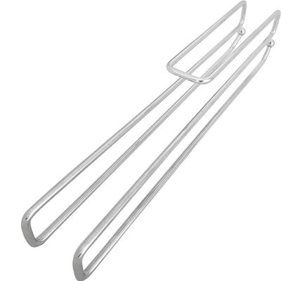 Suporte Porta Taças de Encaixe Simples Cromado Armário Cinza