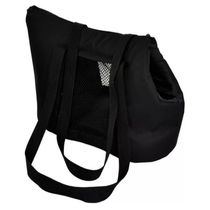 Bolsa De Pet Dobrável Para Cachorros E Gatos / Leve, Segura Ideal Para Viagens E Passeios Preto