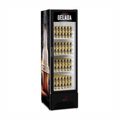 Cervejeira Expositor Vertical Porta De Vidro 287 Litros Vn28rp Optima Adesivada 220v - Metalfrio