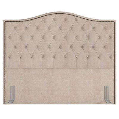 Cabeceira Cama Box Casal Queen 160cm Siena P02 Linho Bege Cru - Mpozenato