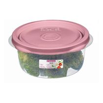 Pote Plástico Redondo Fácil Rosa 1300ml Sanremo
