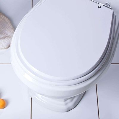 Tampa De Vaso Poliester Avalon Branco Para Louça Ideal Standard