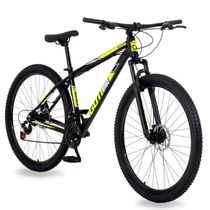 Bicicleta Aro 29 Gott 24 Marcha Câmbio Shimano Freio A Disco 21 Preto Amarelo