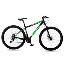 Bicicleta Aro 29 Alumínio 24v Rocker Freio A Disco Susp Gott 19 Preto Verde