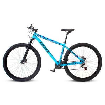 Bicicleta Aro 29 Alumínio Azul E Preto Gott Mappa1 Freios A Disco Suspensão 21v