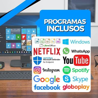 Computador Tob Intel Core I7 4ªgeração Memória 8gb Ssd 240gb Win10 Trial Desktop Pc Cpu