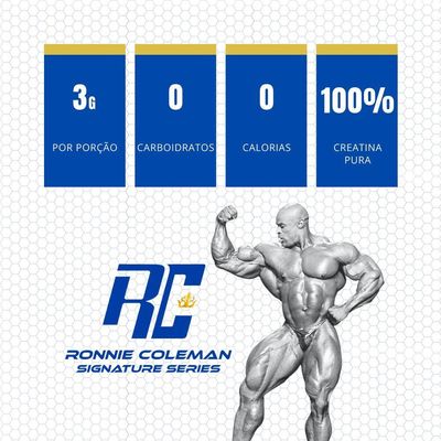Creatina Importada Ronnie Coleman 100% Pura 525g