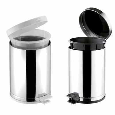 Cesto C- Pedal 10,5l Inox Viel