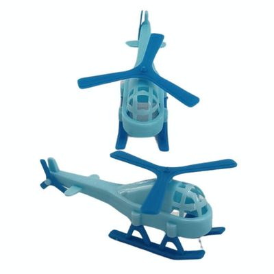 Mini Brinquedo Super Helicóptero Colorido - 4 Unidades