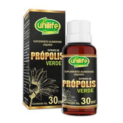 Kit 5 Extrato De Própolis Verde Unilife 30ml
