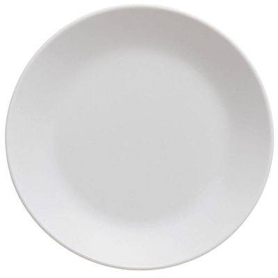 Kit 25 Bandejas Plásticas 25cm Pratos para Servir Branco Eve